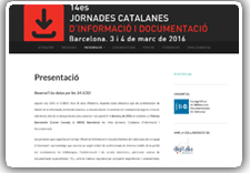 14es. Jornades Catalanes d'Informaci i Documentaci